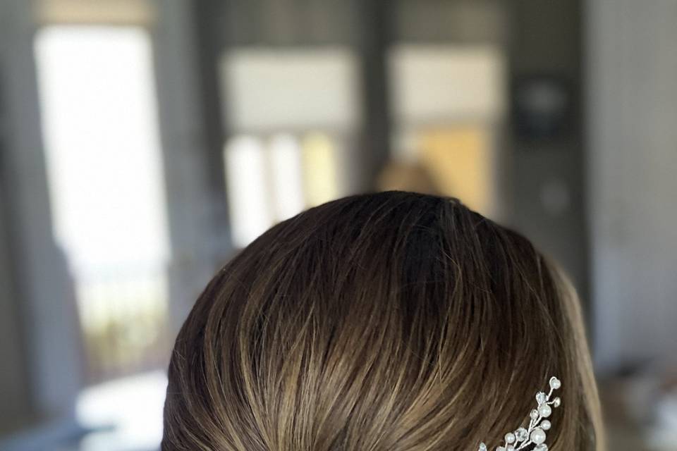 Classic bridal updo