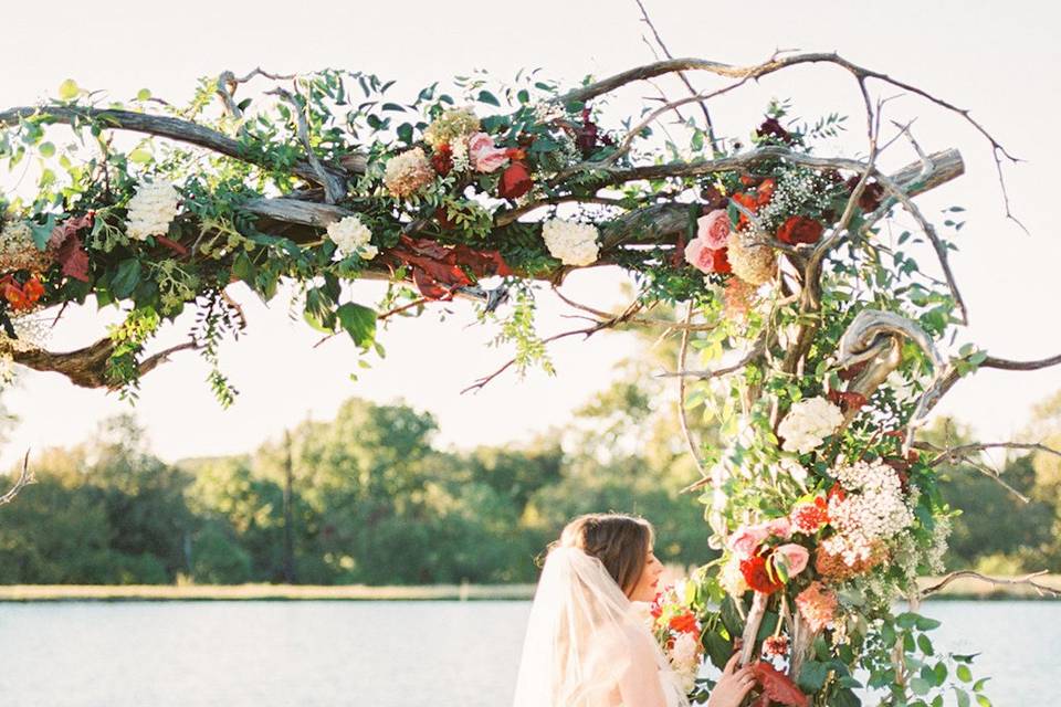 The floral arch