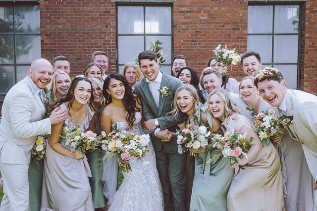 Wedding party photos