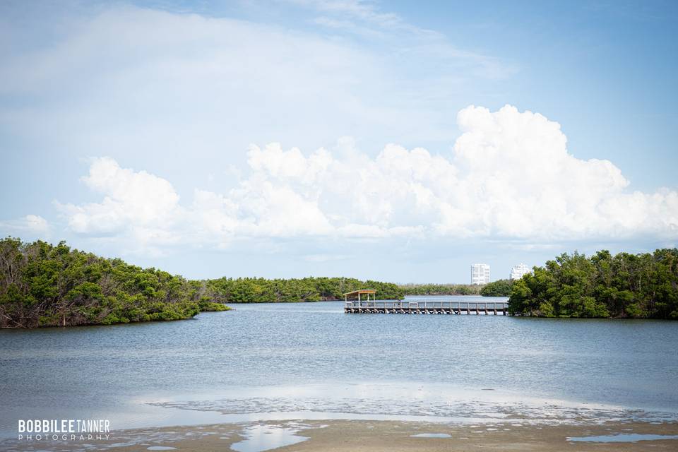 View of fishing pier