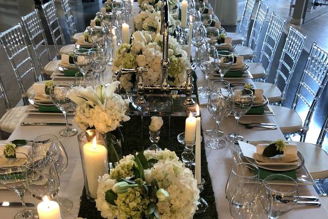 Candlelit layout