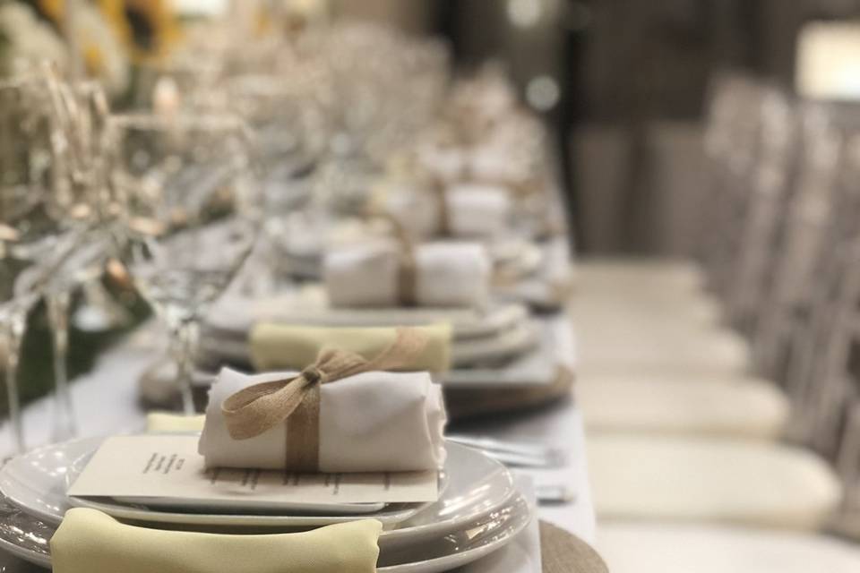 Ferguson chandelier dinner