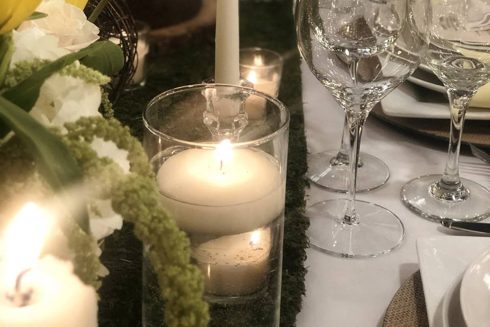 Ferguson chandelier dinner