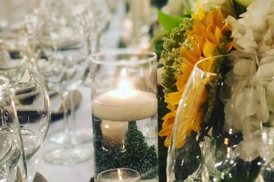 Ferguson chandelier dinner