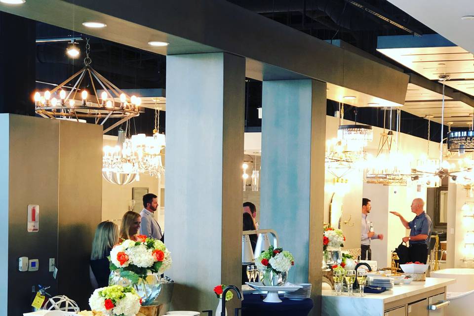 Ferguson chandelier luncheon