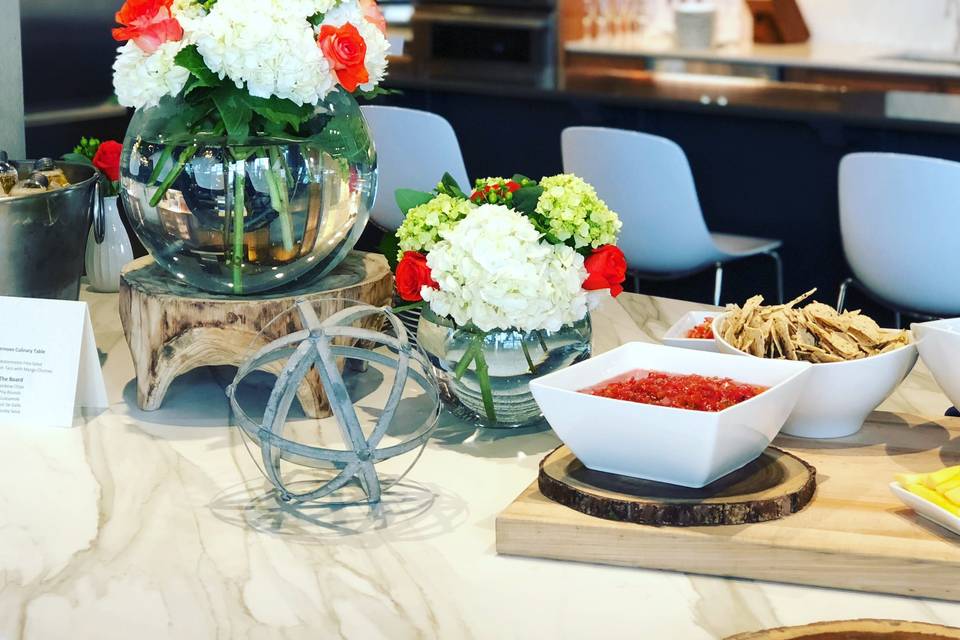 Ferguson chandelier luncheon