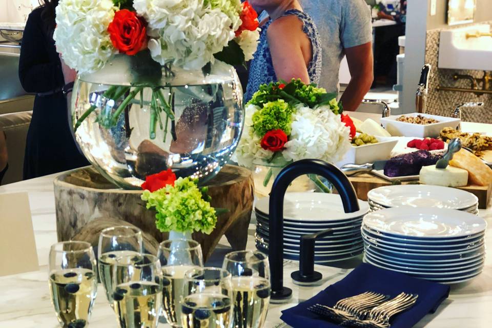 Ferguson chandelier luncheon