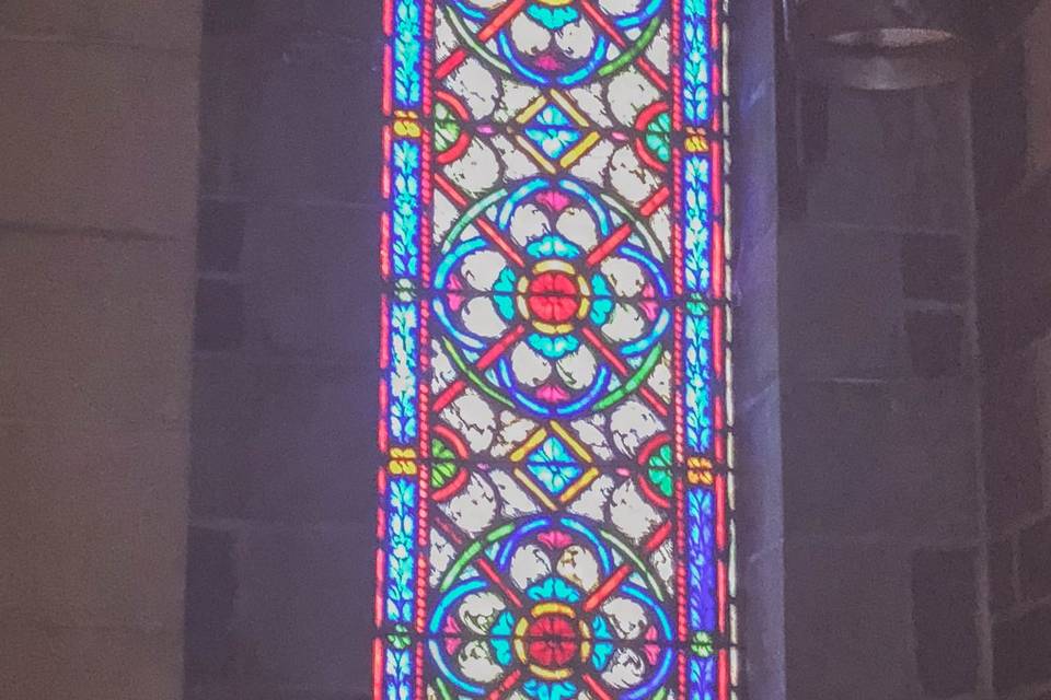 Stained glass window