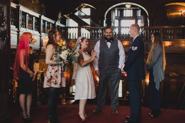 An intimate ceremony