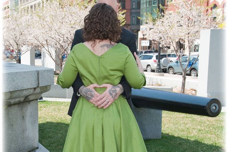 Love is in the Air at  the Lackawanna County Courthouse