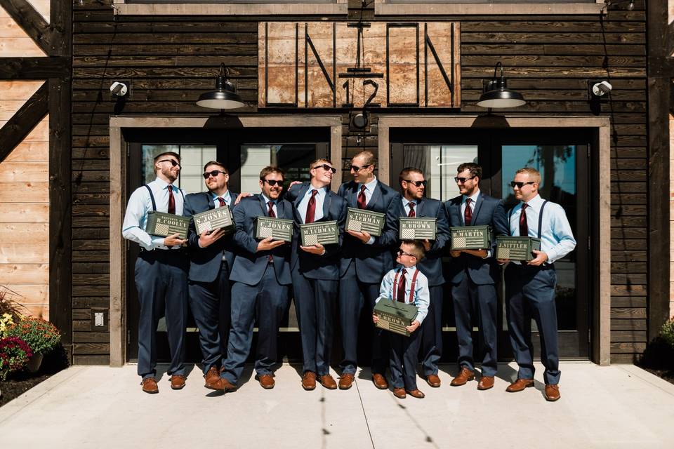 Groomsmen at union 12