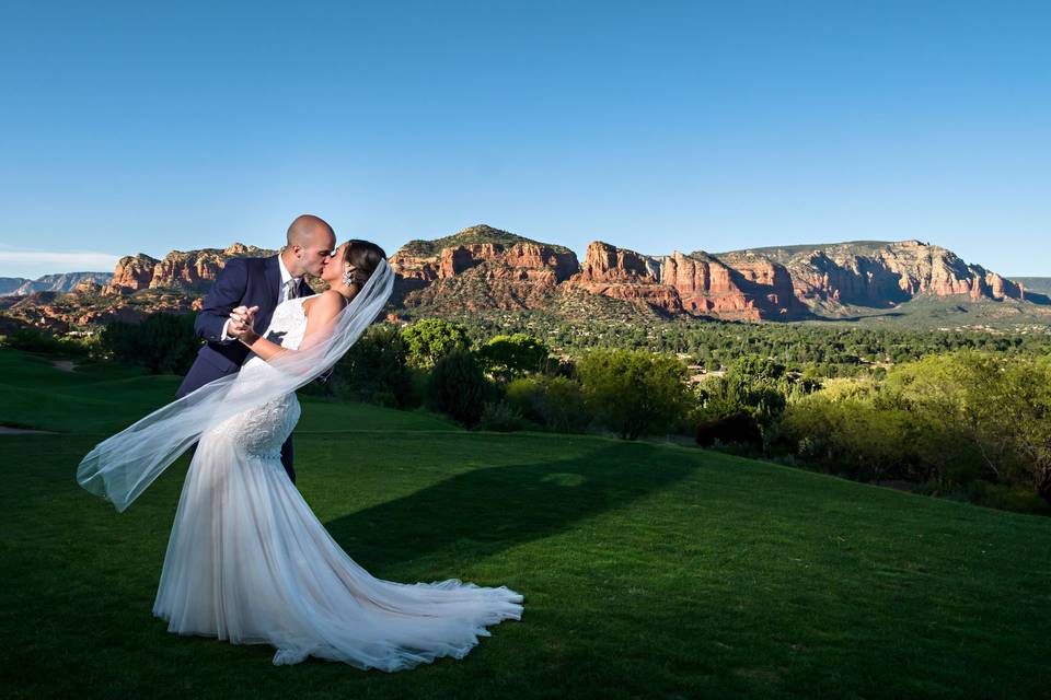 A beautiful backdrop