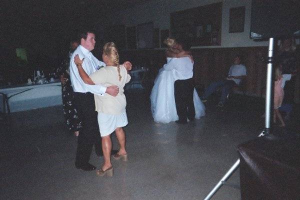 Wedding dance party