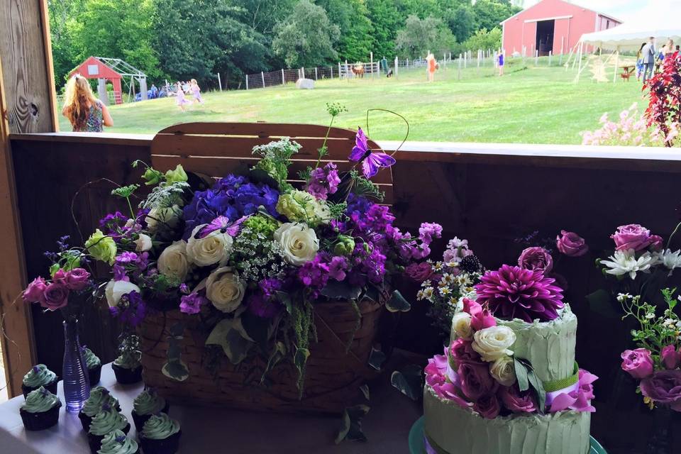 Stunning purple florals