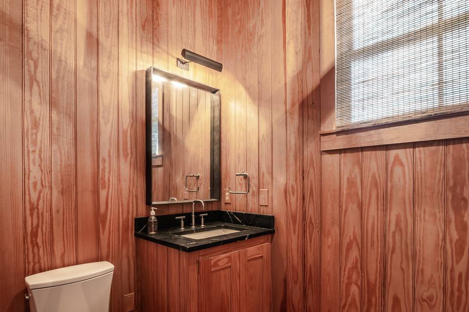 Rustic bathroom
