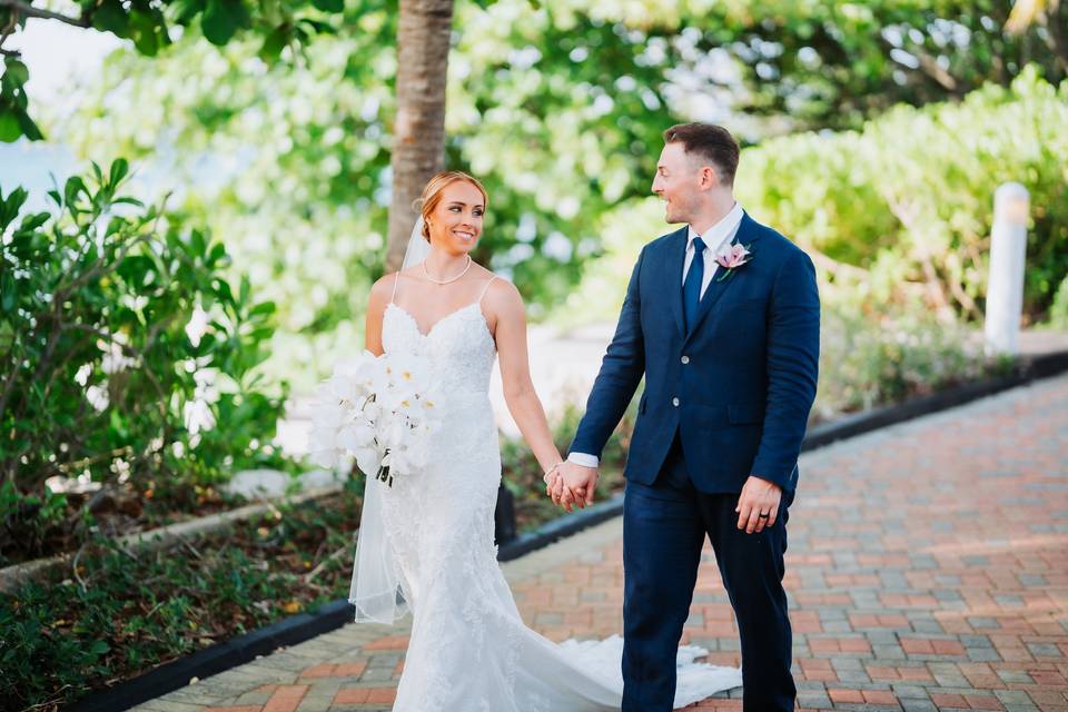 Bride & Groom Walk