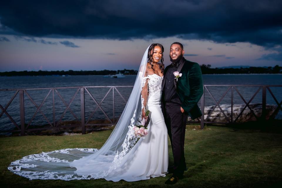 Portrait of Bride and Groom