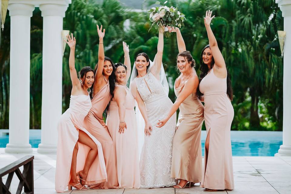 The beautiful Bridesmaids