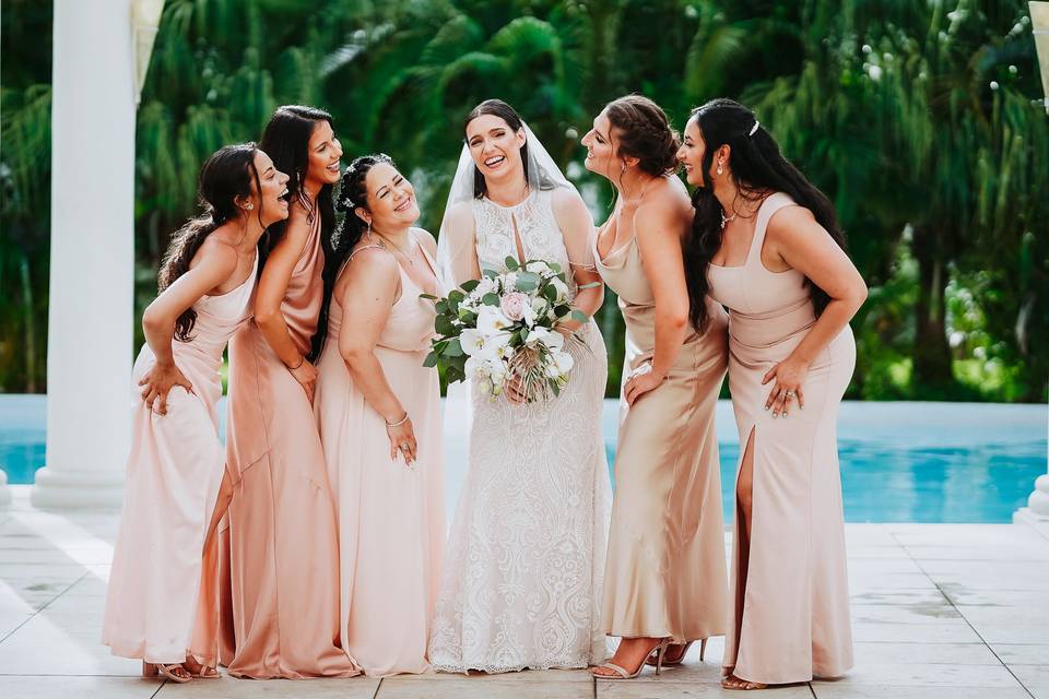 The beautiful Bridesmaids