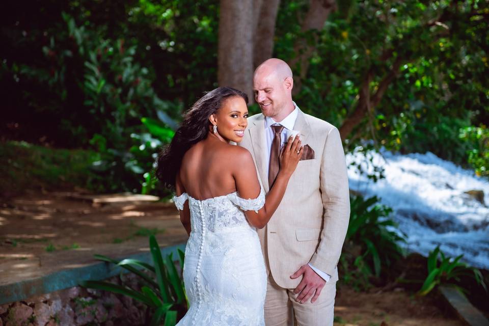 The bride and Groom