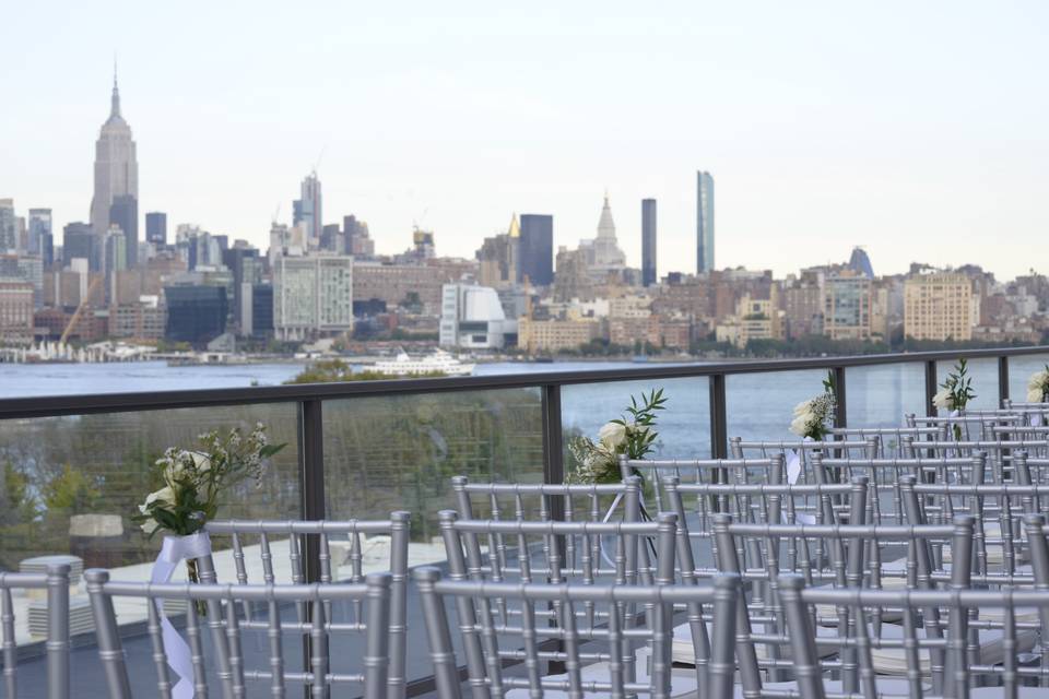 Ceremony with a view