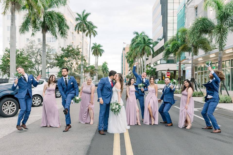 Bridal Party fun poses