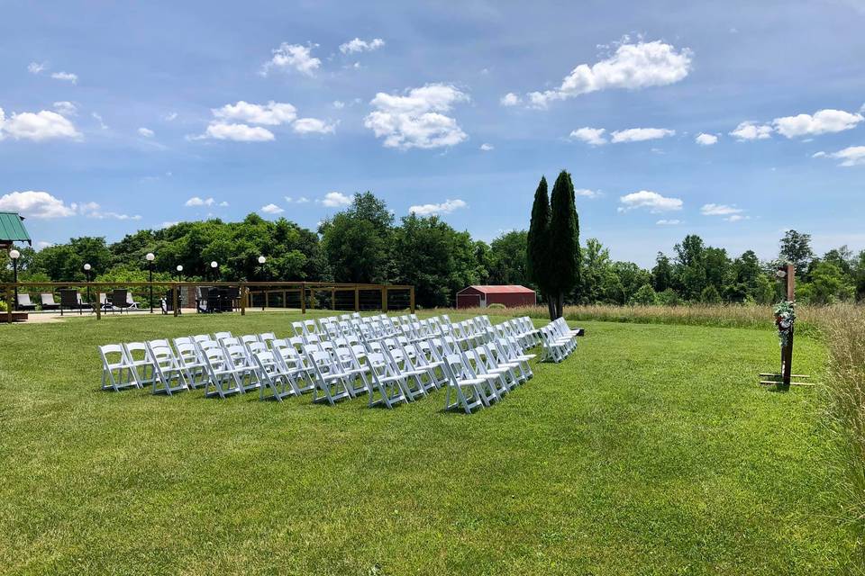 Open-air wedding