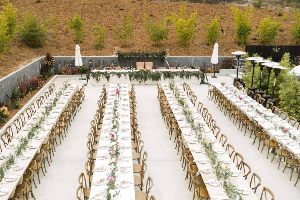 Large outdoor reception