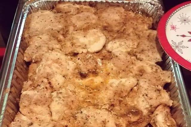 Parmesan crusted chicken