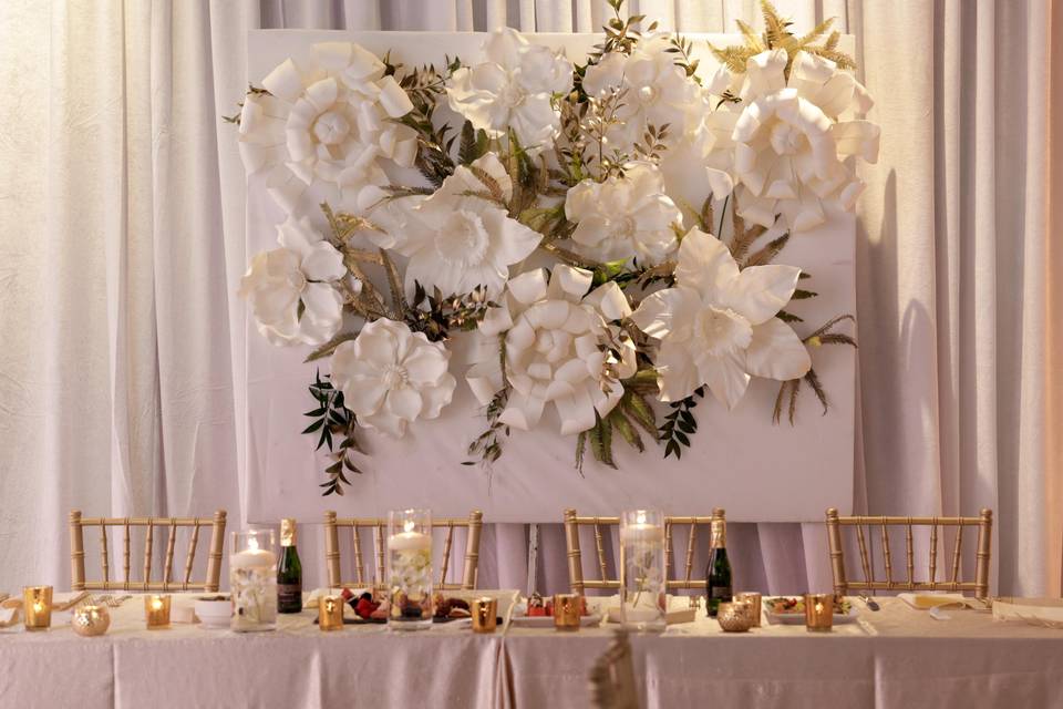 Head table Backdrop