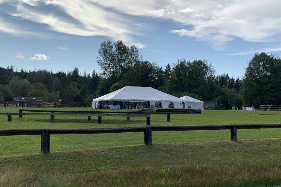 Full flooring in tents