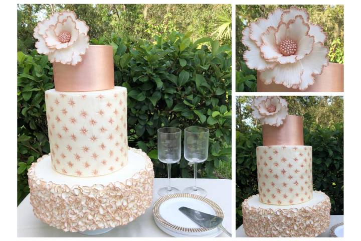 Rose Gold Fantasy Cake