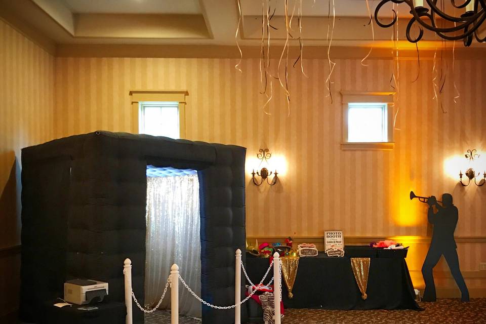 Enclosed Photo booth
