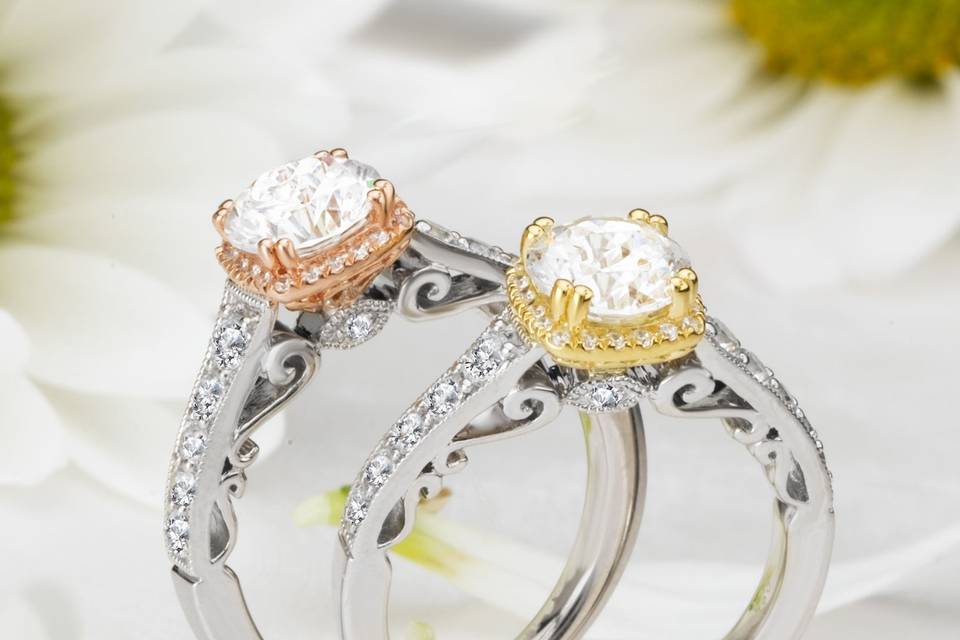 Pink Diamond or Yellow Diamond Halo