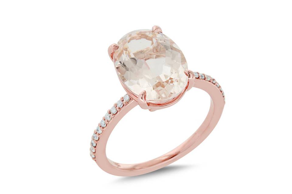 Rose and Morganite