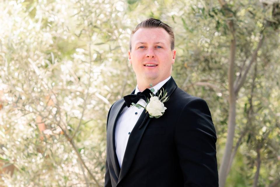 Groom at the Maples