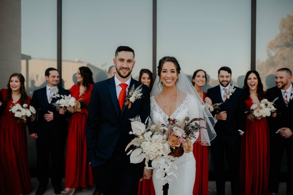 Bride and mother