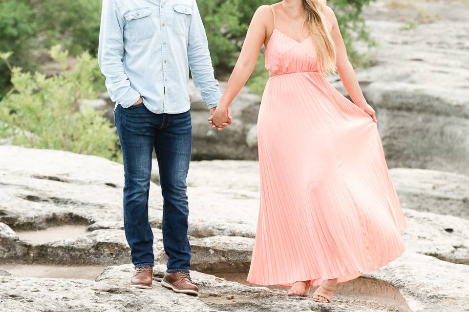 McKinney Falls Engagement