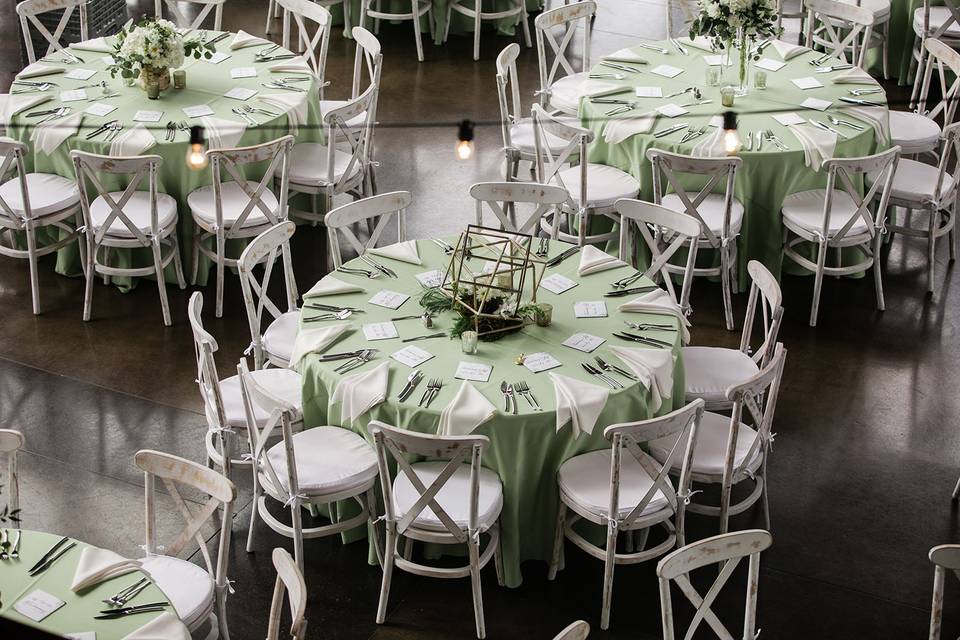 Wedding day decor