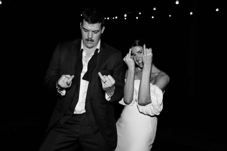 Bride & Groom night shot