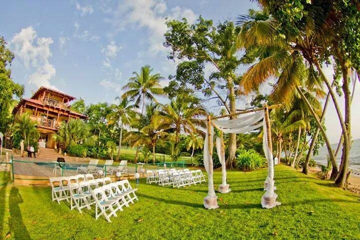 Outdoor wedding venue