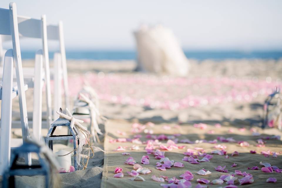 Candlelight Aisle Decor