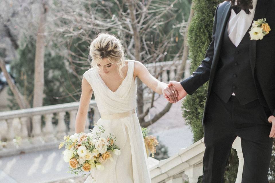 Ribbon and Twine Floral