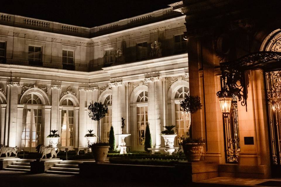 Rosecliff at night