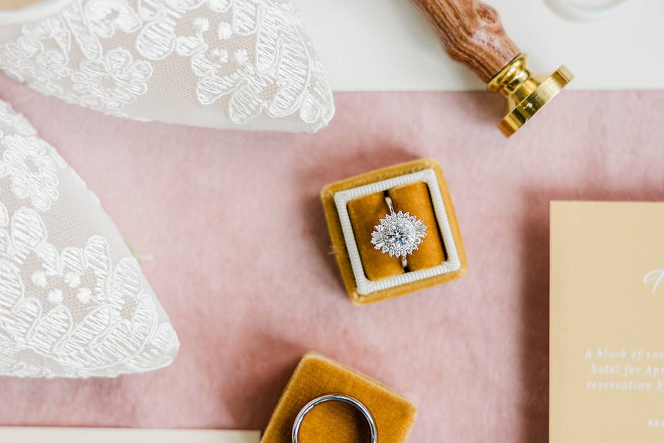 Boho inspired flatlay