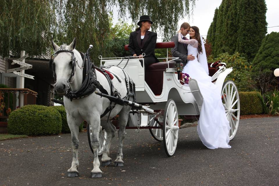 Couple a the carriage