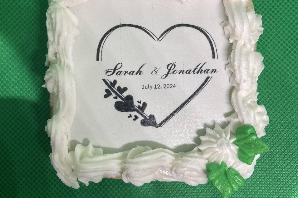 Wedding invitation cookie!