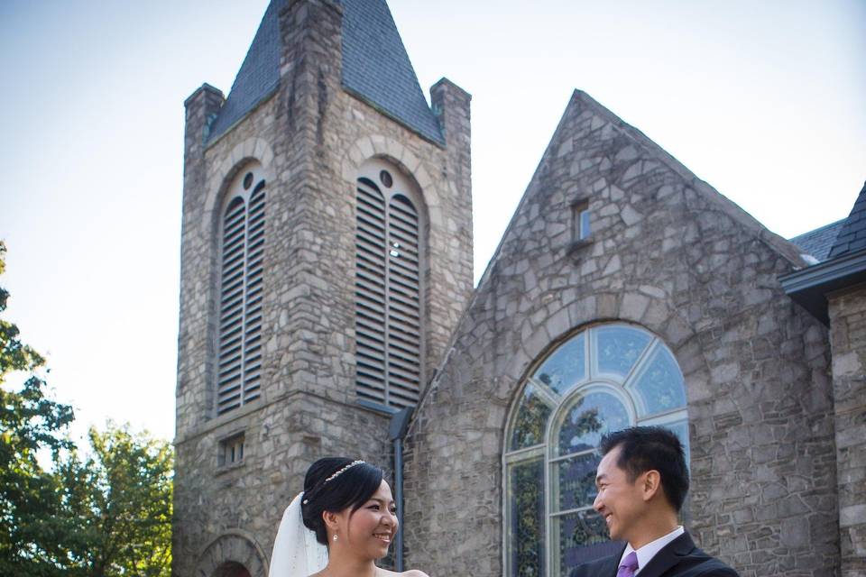 SInman Park UMC wedding