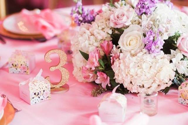 Pink wedding