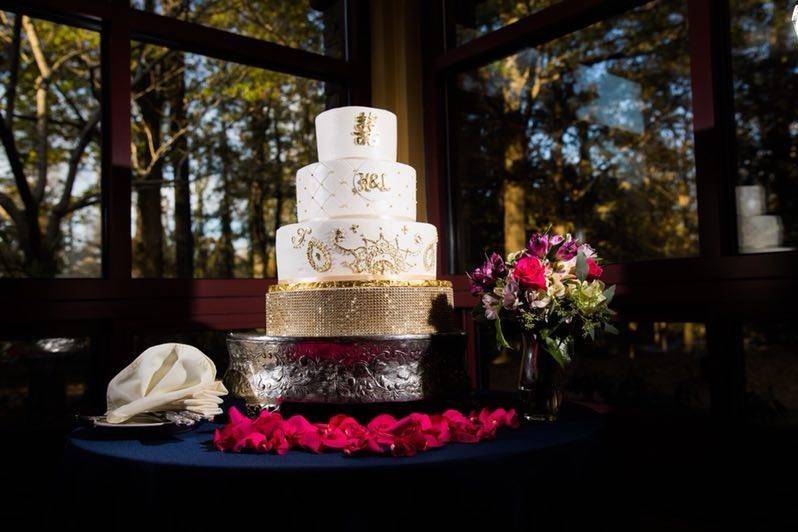 Chinese Indian wedding cake